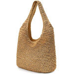PALAY® Straw Beach Bag for Women Summer Woven Beach Tote Bags Shoulder Handbags Boho Bag