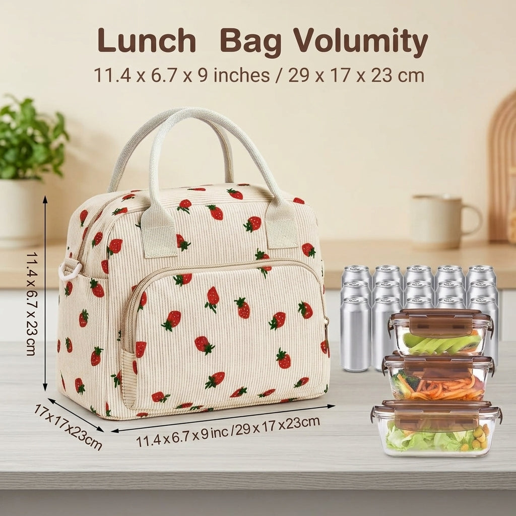 PALAY Insulated Lunch Bag for Women & Girls