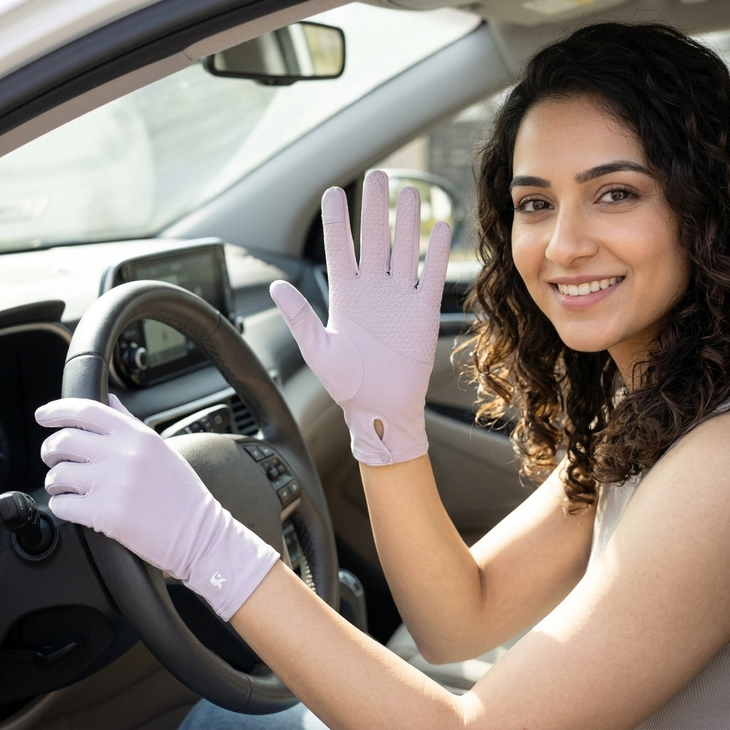 PALAY Sun Protection Gloves for Women Cycling