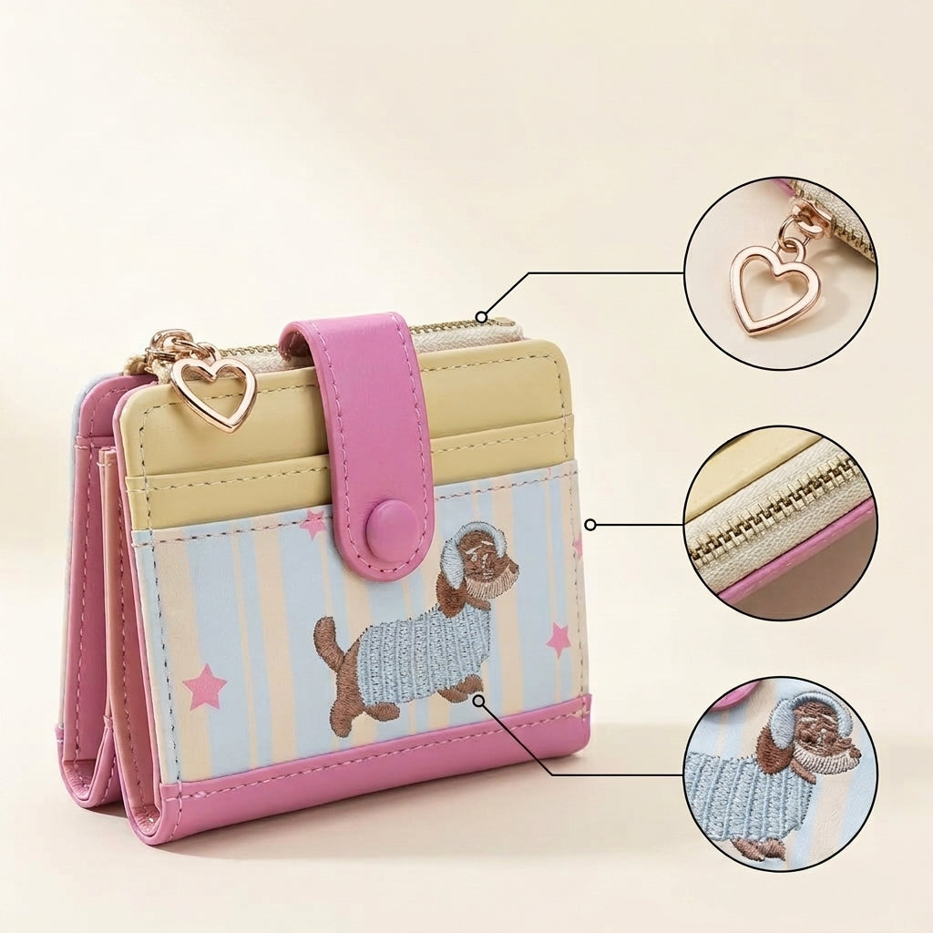 PALAY Kawaii Card Holder Wallet for Girls
