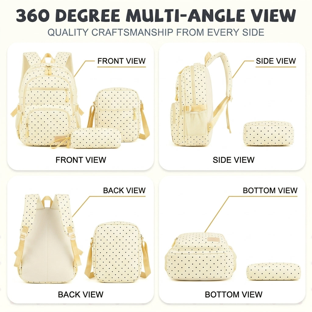 PALAY School Backpack Set for Girls