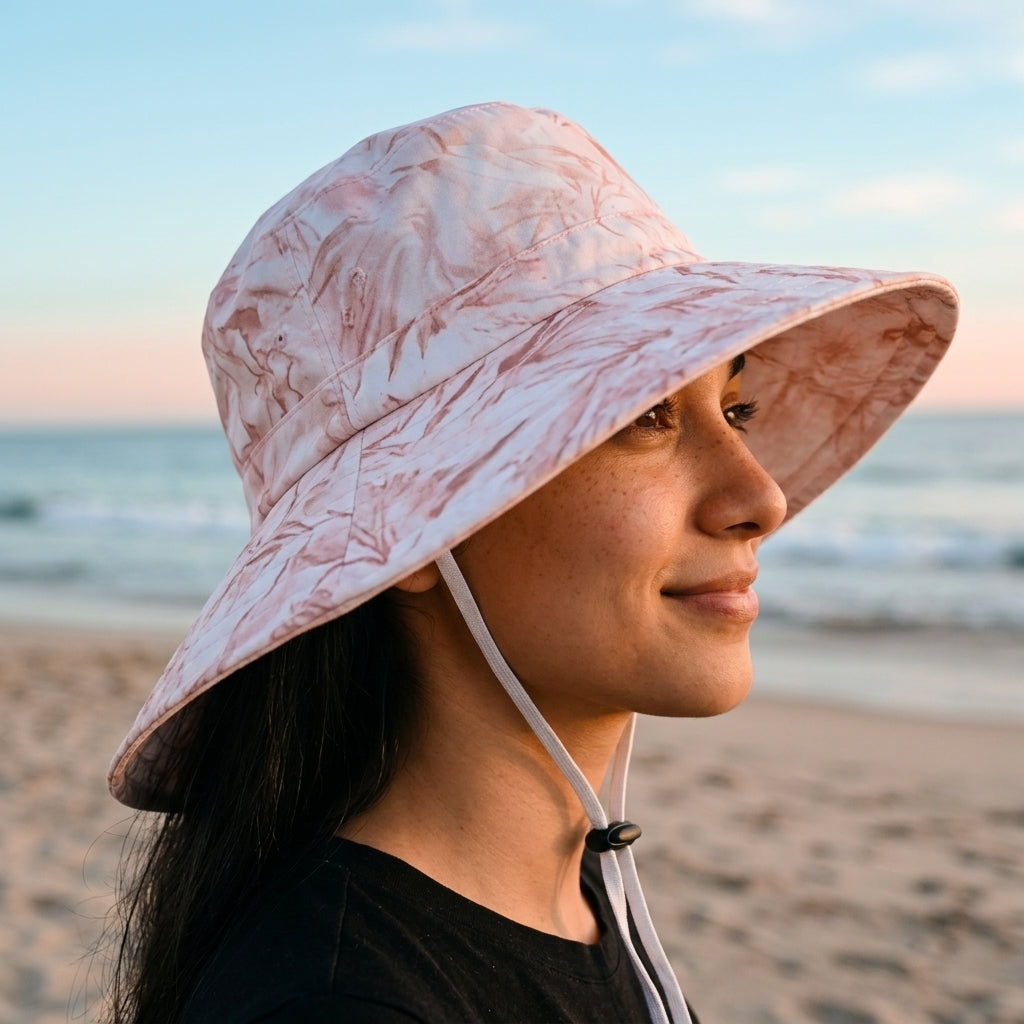 PALAY Wide Brim Bucket Hat for Women Sun Protection