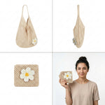 PALAY Crochet Tote Bag for Women