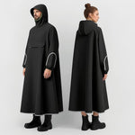 PALAY Waterproof Scooter Poncho - Heavy Duty E-Bike Motorcycle Raincoat