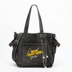 PALAY Denim Crossbody Tote Bag for Women