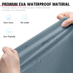 PALAY® Waterproof Rain Ponchos for Adults (2Pack)Reusable EVA Lightweight Long Raincoat with HoodButton-Up Unisex Rainwear for Motorcycle Commute, Monsoon Travel & Festivals (Length 136cm)