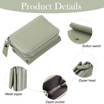 PALAY® Women Small Leather Purse Women Purse Mini Card Bag Fashion PU Multi Compartments Coin Bag Cash Bag, 10x8x4cm