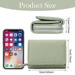 PALAY® Women Small Leather Purse Women Purse Mini Card Bag Fashion PU Multi Compartments Coin Bag Cash Bag, 10x8x4cm