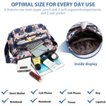 PALAY® Women Crossbody Bag Waterproof Nylon Multi-Layer Crossbody Bag Casual Satchel Bag Shoulder Bag Messenger Bag Travel Crossbody Bag