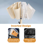 PALAY Auto Open Windproof Folding Umbrella for Rain