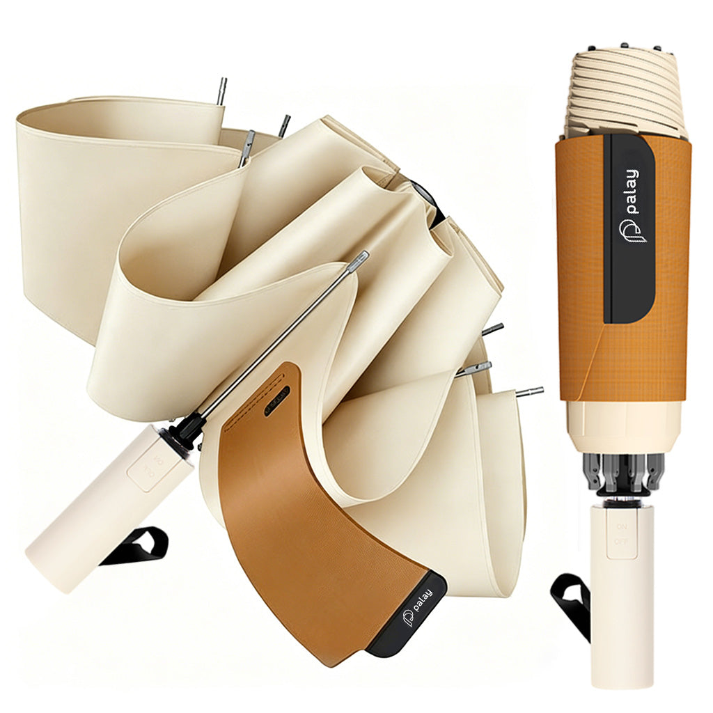 PALAY Auto Open Windproof Folding Umbrella for Rain