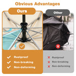 PALAY Auto Open Windproof Folding Umbrella for Rain