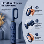 PALAY Auto Open Windproof Folding Umbrella for Rain