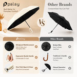 PALAY Auto Open Windproof Folding Umbrella