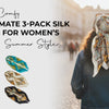 Chic & Comfy: The Ultimate 3-Pack Silk Scarves for Women’s Summer Style