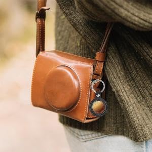 PALAY Coin Holder Keychain for 34-40mm Coins with Transparent Display Window | PU Leather Organizer for Men and Women