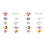 PALAY® 20PCS Baby Hair Band Flower Headband for Girl Soft Elastic Bands Babies Handmade Cute Floral Toddler Shower Gift New Born Boy