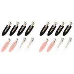 PALAY® 16PCS No Bend Hair Clips Styling Bangs Curl Pin Duck Bill Set Crease Barrettes For Salon Hairstyle Hairdressing Waves Girls Makeup Multicolor
