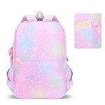 PALAY® School Backpacks for Girls Stylish School Bags for Girls Kids 7-12 Years Old Cartoon Water Resistant Backpack Durable Burden Relief School Bag Children's Day Birthday Gift for Girls - Pink