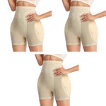 PALAY® Hip Pads for Women Hip Dip Pads, Enhancer Shapewear for Women High Waist Shapewear Butt Lifter Pad Panties, Apricot, L 3 PCS