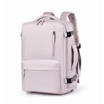 PALAY® Travel Backpack for Women 15.6'' Laptop Backpack Compact Travel Suitcase with Shoe Compartment, Dual Handle & Padded Shoulder Strap Design, Dual Zipper Backpack for Short Trip, Gym, 29x14x44cm