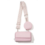 PALAY® Crossbody Bag with Purse Bags Small PU Phone Pouch Card Bag Print Nylon Webbing Shoulder Strap Design Compact Casual Phone Sling Shoulder Bags