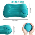 PALAY® Inflatable Travel Pillow, Ultralight Inflatable Camping Travel Pillow, Compressible Ergonomic Neck Inflating Pillows for Lumbar Support Pillow Air Pillows for Camping Hiking