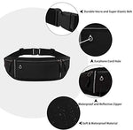 PALAY® Grey Waterproof Fanny Pack Slim Chest Bag for Men & Women with Adjustable Strap for Walking,Cycling,Running,Hiking,Hold Phones,Keys & Cards