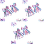 PALAY® 6PCS Ribbon Bow Hair Accessories for Girls, Princess Cute Hair Clips for Girls Curly Ribbon Hair Bow Clip stylish Headpieces Hair Pins for Girls Gift