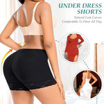 PALAY® Padded Underwear Women Butt Lifter Seamless Booty Pads Panties Enhancer Lace Boyshorts Shapewear XL 2PCS Black