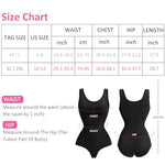 PALAY® Womens' Waist Trainer Tummy Control Seamless Tops Compression Butt Lifting Shapewear Round Neck Bodysuits, XL-XXL