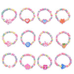 PALAY® 12 PCS Girls Bracelet for Kids