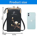 PALAY® Women Crossbody Phone Bags for Mobile Cell Phone Holder Pocket Wallet PU Leather Sling Wallet for Women Girls Ladies Mini Shoulder Bags with Credit Card Slots…