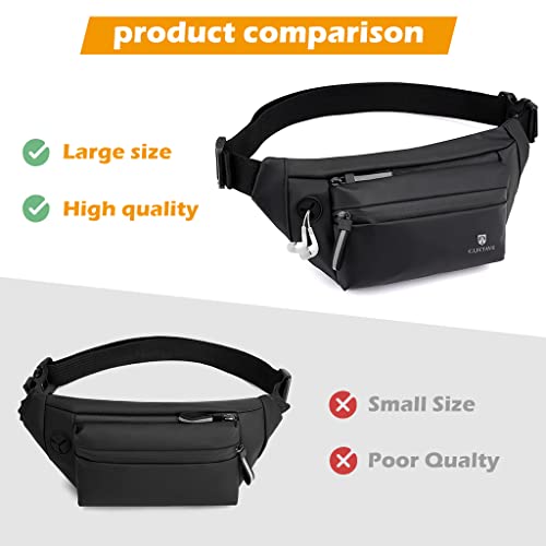 PALAY® Large Fanny Pack Cross Body Travel Bag BumBag Waist Bags Men Women Waterproof Sling Backpack Chest Bag