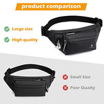 PALAY® Large Fanny Pack Cross Body Travel Bag BumBag Waist Bags Men Women Waterproof Sling Backpack Chest Bag