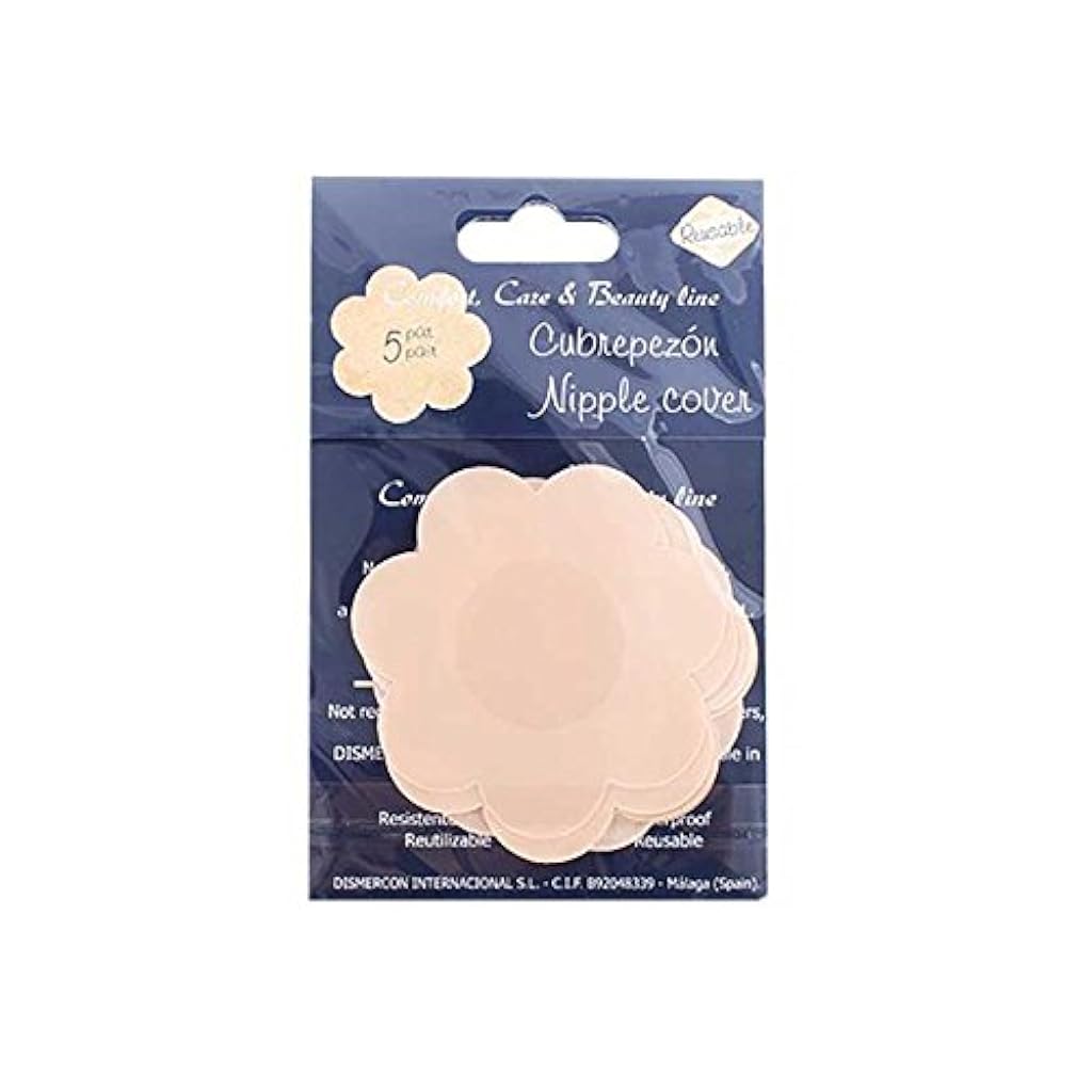 PALAY® House of Quirk Women's Self Adhesive Nipple Breast Covers Sexy Breast Pasties Adhesive Bra Disposable (Beige)