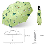 PALAY® Umbrella for Women, Ultra-Light and Small Mini Umbrella with Carrying Pouch, Windproof Travel Umbrella Automatic Folding Umbrella for Man, Women, Kids, Girls, Boys