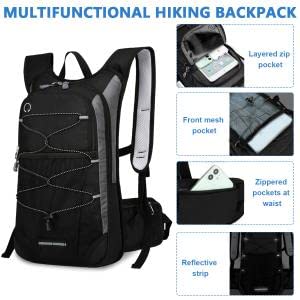 PALAY® Backpack for Cycling, Running and MTB Racking with 2L Hydration Bag for Men and Women