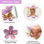 PALAY® Mini Hair Clips for Women Claw Hair Clips for Girls Decorative Hair Accessories (Multi C)