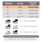 PALAY® Silicone Shoe Covers for Kids Men Women with Double-Breasted Anti-Slip Waterproof TPE Sole Wear-resistant Reusable for Rainy Season Size 4-5 3 PCS