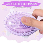 PALAY® Hair Brush for Girls Kuromi Purple PaddleCute Cartoon Comb for Baby Girl