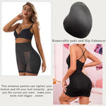 PALAY® Hip Pads for Women Hip Dip Enhancer Shapewear High Waist Butt Lifter Pad Panties XL 2 PCS Black