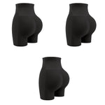 PALAY Butt Lifter Padded Underwear for Women with Seamless Hip Pads | 3PCS Black Set