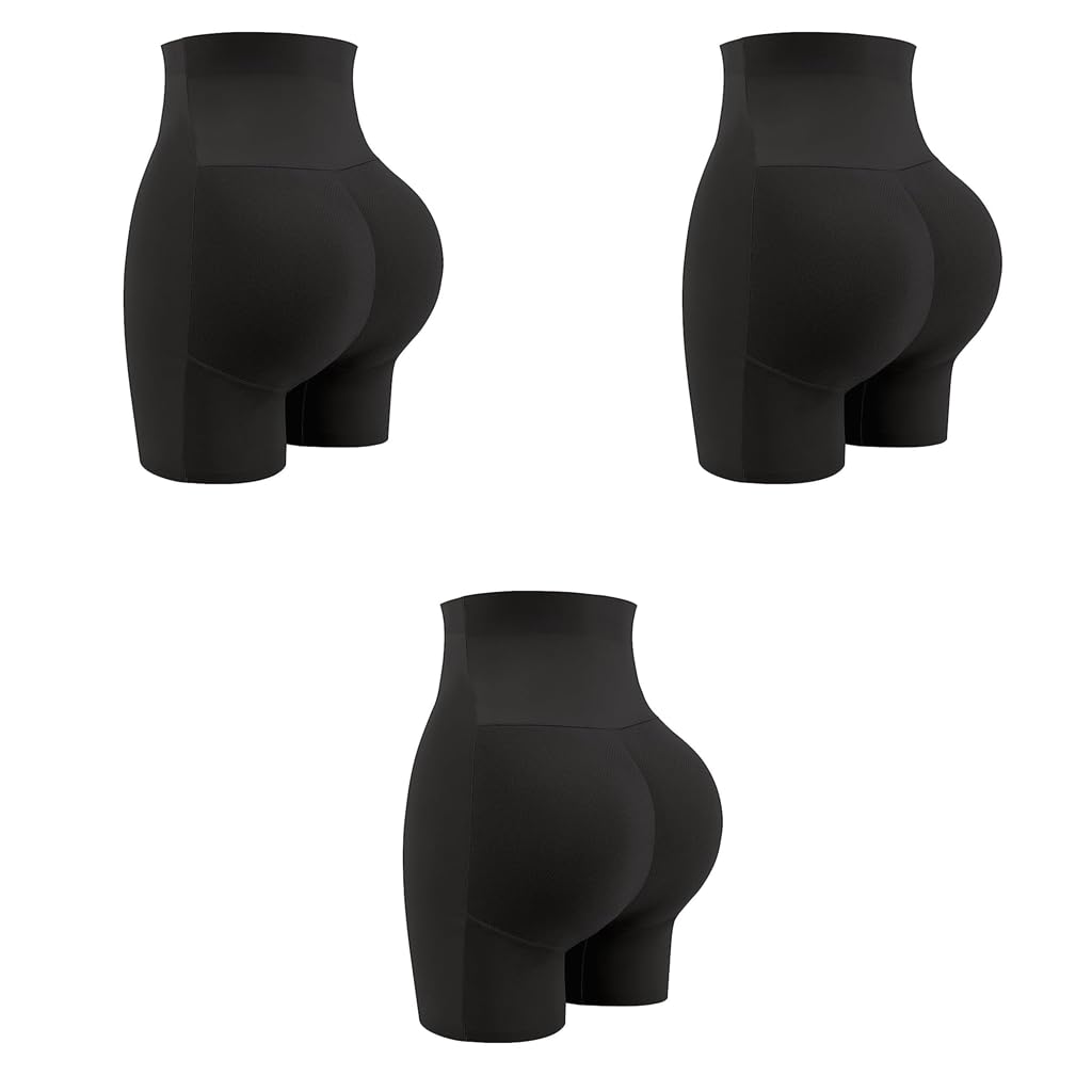 PALAY Butt Lifter Padded Underwear for Women with 3D Hip Pads 3 pcs | Seamless Nylon Shapewear