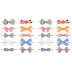 PALAY® Baby Girl Headbands and Hair Bows Nylon 10 Pack Hair Accessories for Newborn 2PCS