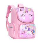 PALAY® School Backpack for Girls Kids, Unicorn School Backpack Kids Large Capacity Girls Backpack for School, Travel, Camping, Burden-relief School Backpack for Kids (1-5 Grade) - Pink