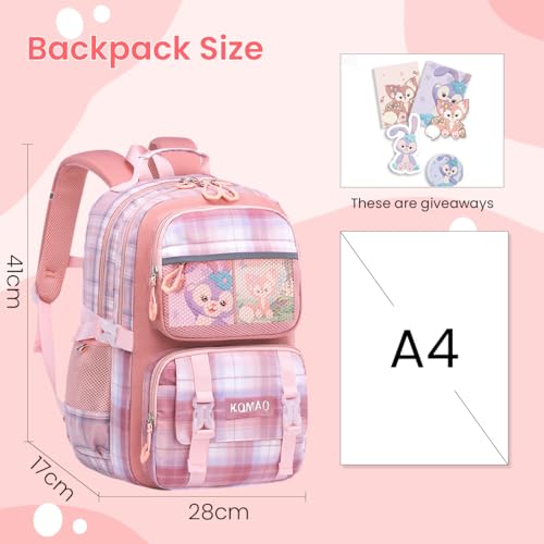 PALAY® Unicorn Bags for Girls Stylish School Backpack for Kids Girls Durable Waterproof Girls School Bag Shoulder Bags for Girls Kids Backpack for Girls Birthday Gift (6-12 Years Old) - Pink