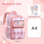 PALAY® Unicorn Bags for Girls Stylish School Backpack for Kids Girls Durable Waterproof Girls School Bag Shoulder Bags for Girls Kids Backpack for Girls Birthday Gift (6-12 Years Old) - Pink