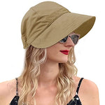 PALAY® Bucket Hat for Women Sun Protection Wide Brim Beach Hat Sun Hats for Women, Fashion Lightweight Quick Dry Summer Cap, Adjustable Drawstring Closure