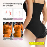 PALAY® Tummy Control Shapewear Bodysuit for Women Butt Lifter Panties Stretch Slimming Body Shaper- Black L